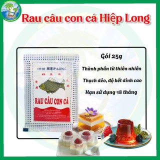 [Combo 2 gói x 25g] Rau câu con cá Hiệp Long dùng nấu chè, nấu topping trà sữa,...