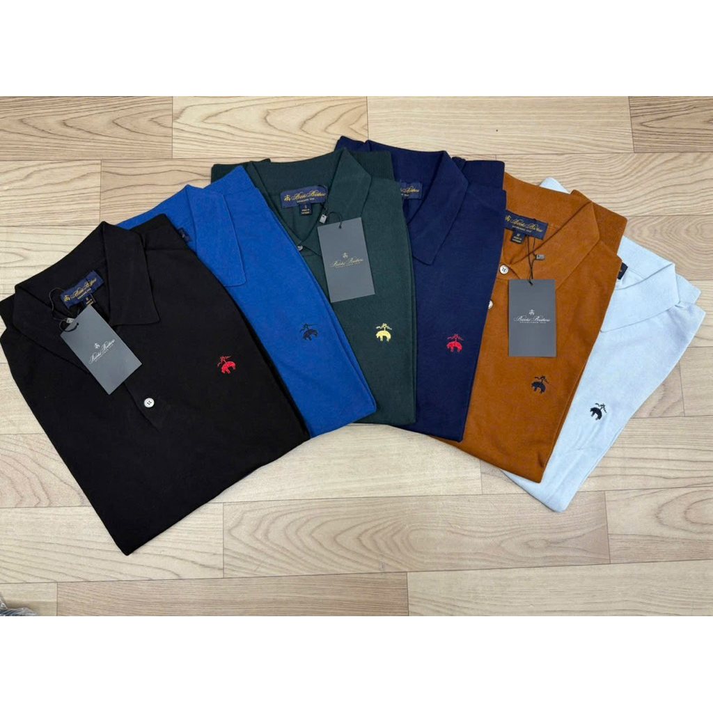 Áo Polo Knit Brooks Brothers Cotton Polo Short-Sleeve – 100% Cotton