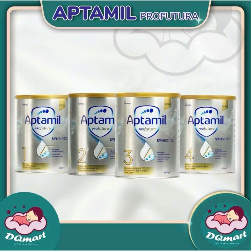 Sữa Aptamil Profutura Hộp 900g của Úc Số 1,2,3,4 ( Mẫu Mới Nhất )