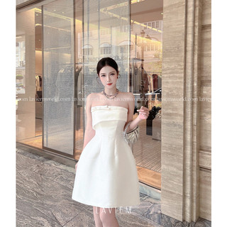 LAVEM - Đầm trắng cúp ngực - Amory Dress
