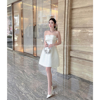 LAVEM - Đầm trắng cúp ngực - Amory Dress