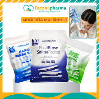  Muối rửa mũi chuyên dụng pha nước muối sinh lý làm sạch khoang mũi cho trẻ em và người lớn 
