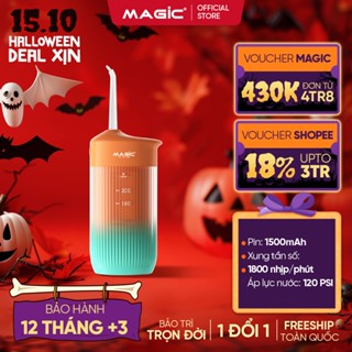 Tăm nước Magic B-01, đầu xoay 360 độ, 4 đầu tăm thay thế, chuẩn nha khoa