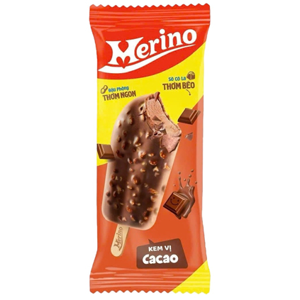 Kem Cacao Socola Merino 68g - Vị Ngon Đậm Đà, Mát Lạnh Sảng Khoái (GIAO HỎA TỐC HCM)