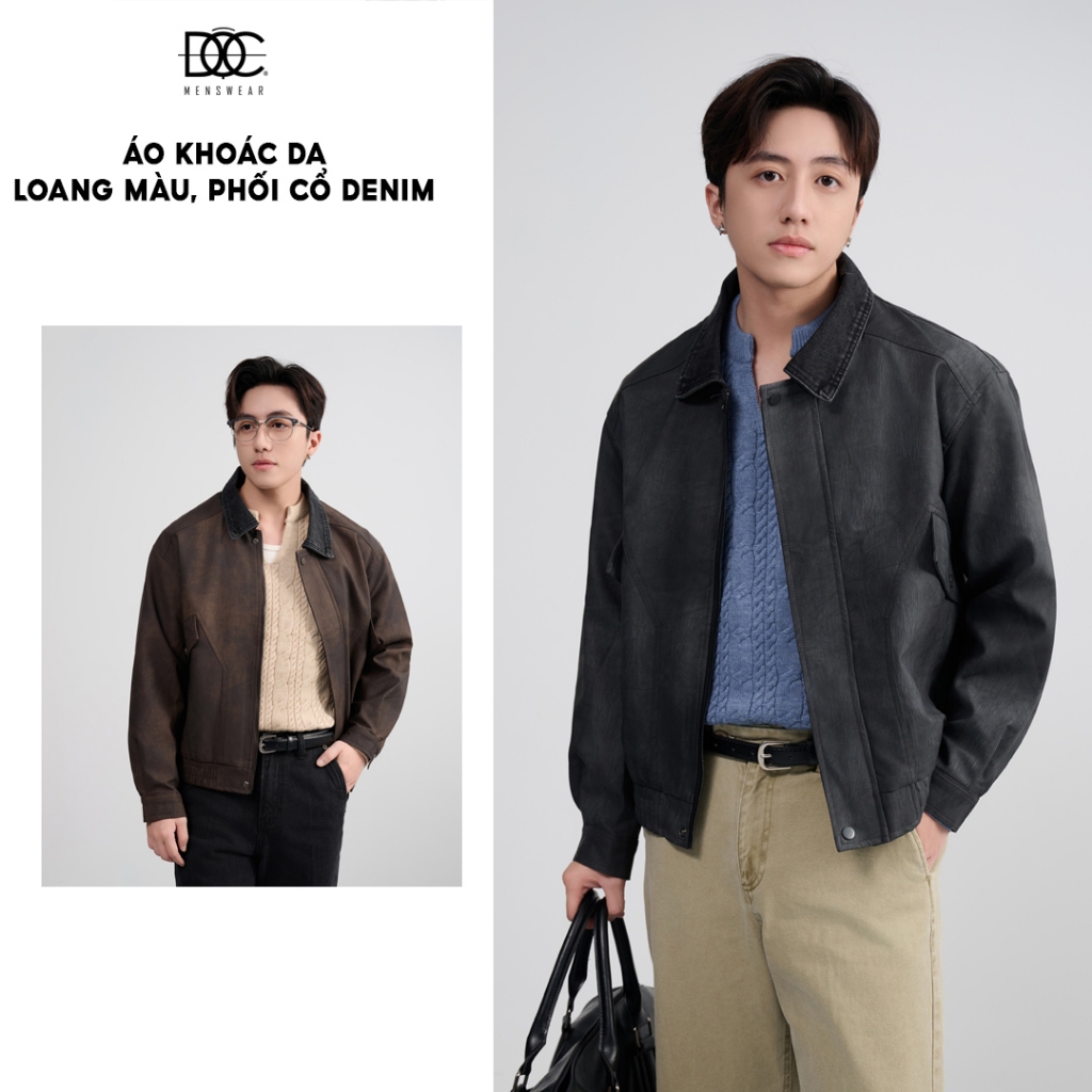 ÁO DA NAM ĐỘC MENSWEAR LOANG MÀU - AKD20