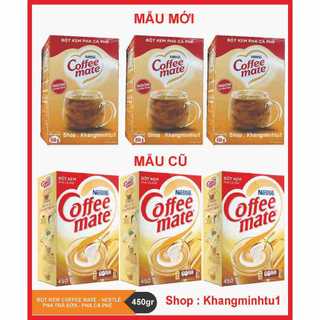  Combo 3 Hộp Bột kem coffee mate 450gram Nestle pha cà phê  trà sữa.  Mẫu mới Date : 01 2027  
