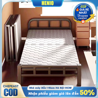 HENIO Giường Gấp Ngủ Trưa Có Nệm Mềm Giường Xếp Cho Người Lớn Dùng Trong Phòng Trọ Bệnh Viện