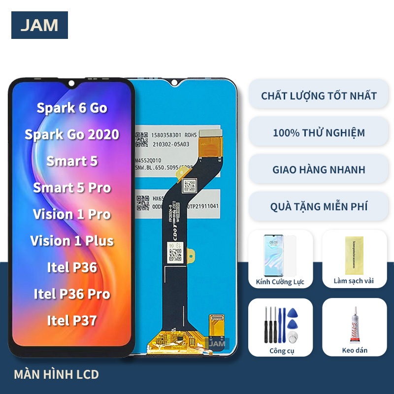 Dành Cho Tecno Spark 6 Go/Spark Go 2020/Smart 5 5 Pro/Vision 1 Pro 1 Plus/P36/P36 Pro/P37 Màn hình L