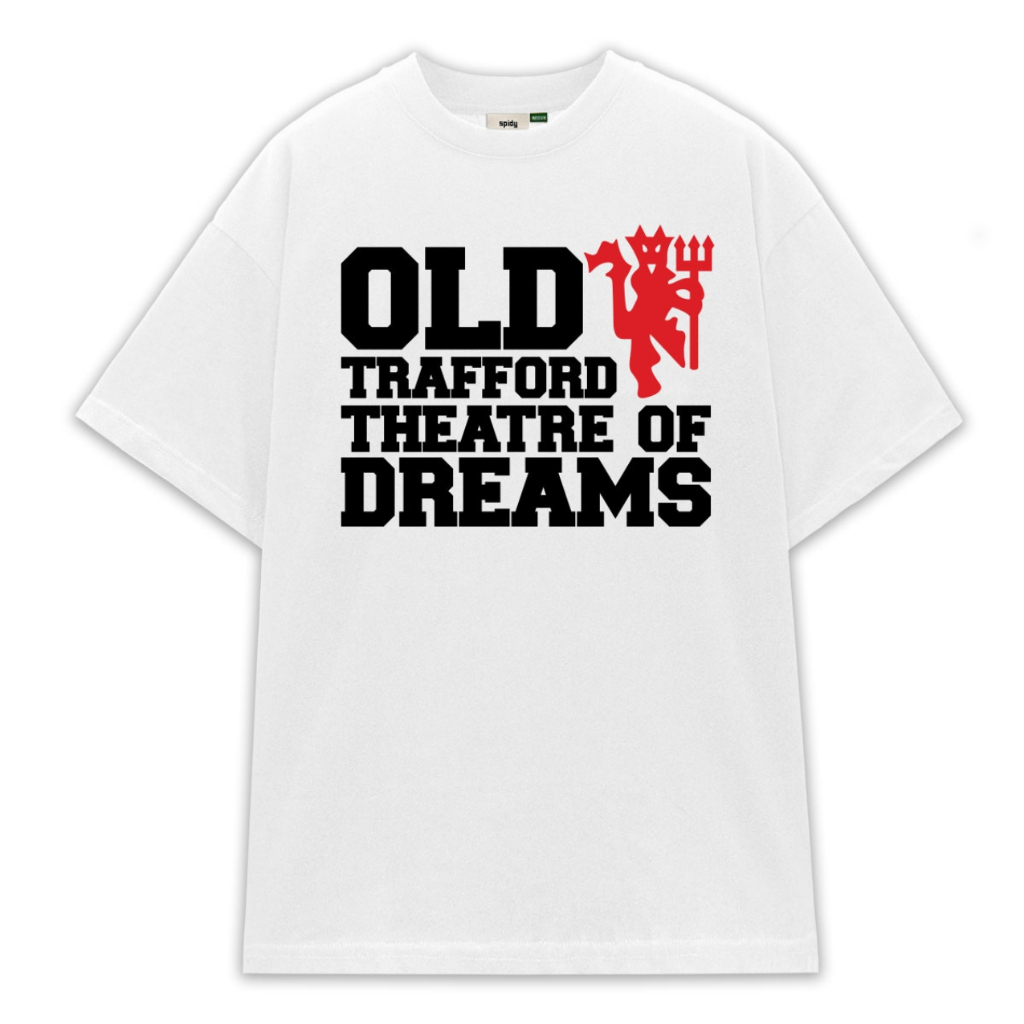 ÁO THUN MU SPIDY ATMU02 FORM RỘNG UNISEX – OLD TRAFFORD THEATRE OF DREAMS