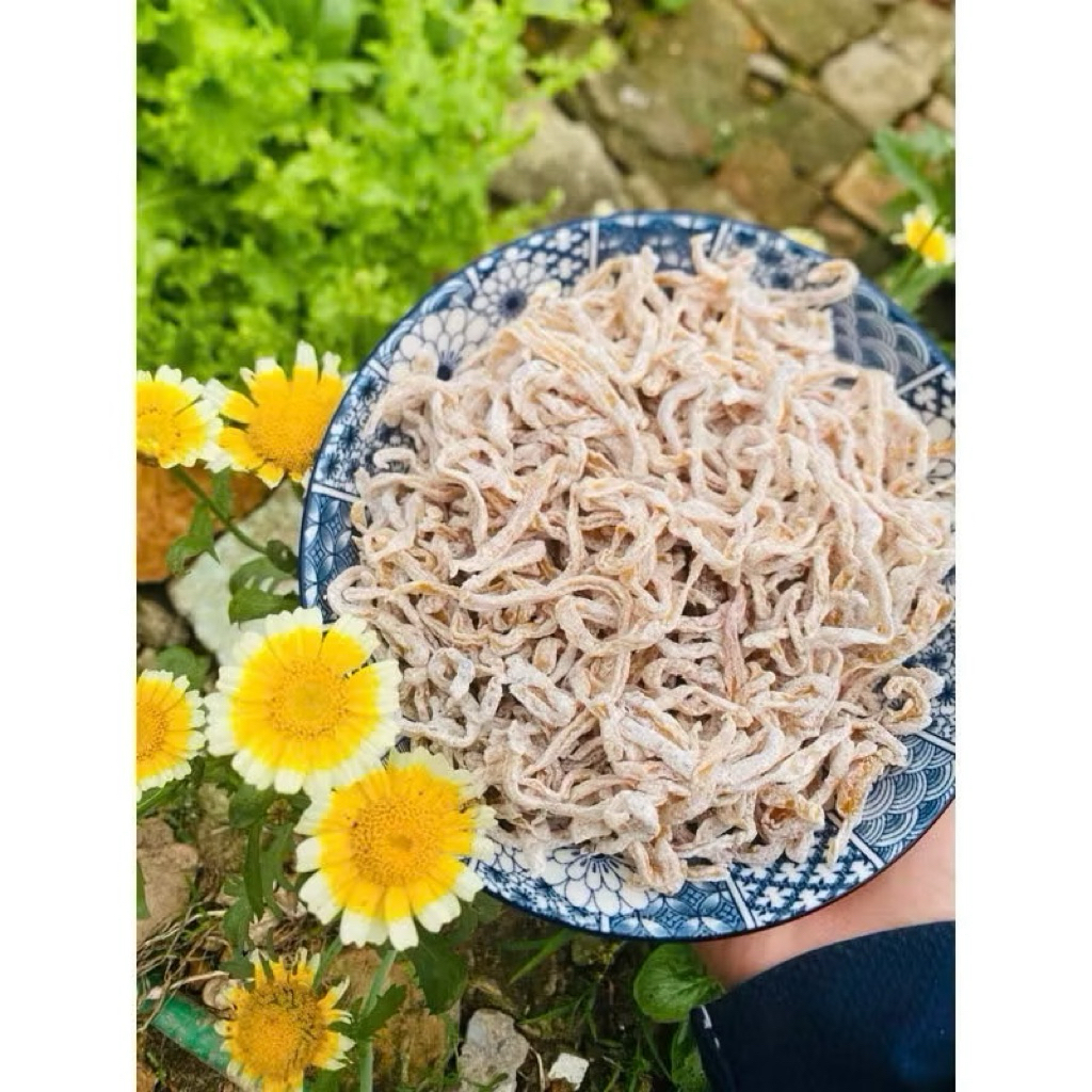 Ô mai giun, ô mai đu đủ thái dây xí muội |500gr| Ô mai giun, ô mai mơ dây thái sợi xí muội