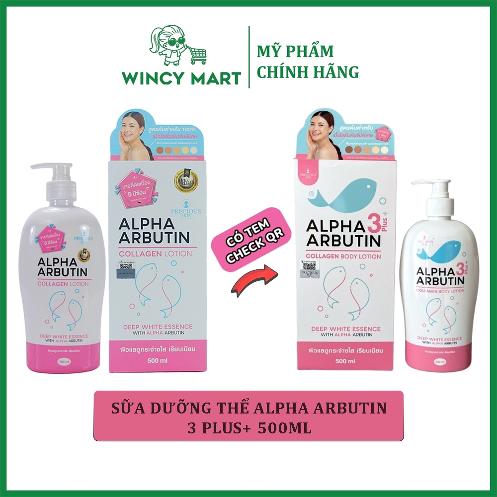 Kích Trắng Alpha Arbutin Whitening Plus Giúp Dưỡng Trắng Da Precious Skin Hàng Thái Lan - Wincy Mart