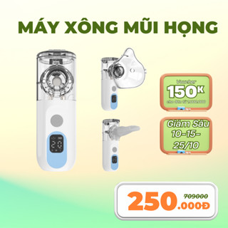 Máy Xông Mũi Họng Khí Dung Cao Cấp N5 Đa Năng 3 trong 1 Cho Bé Và Người Lớn Máy Thở Khí Dung Cầm Tay Nhỏ Gọn Tiện Lợi