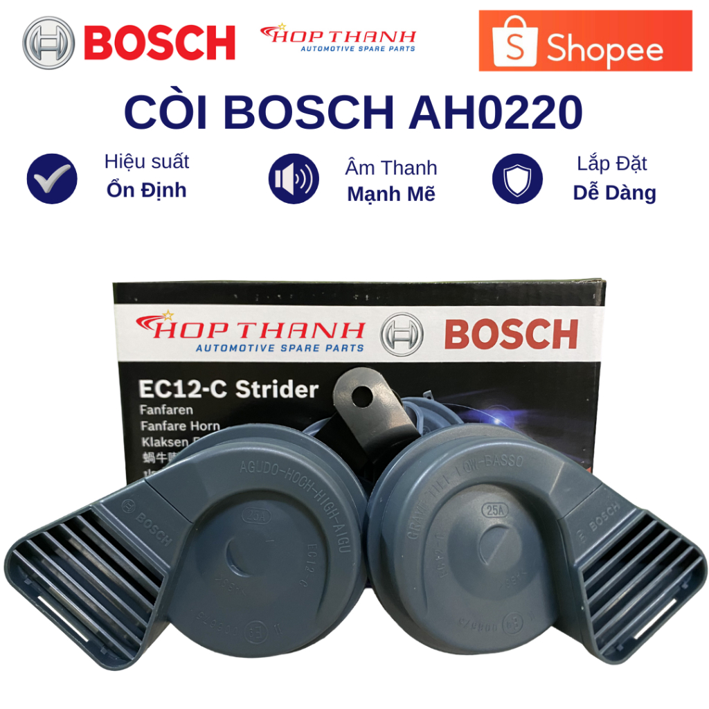 Còi BOSCH chống nước - Chất lượng và độ bền