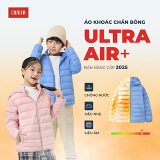  Áo khoác phao bé CANIFA chần bông Ultra Air + siêu nhẹ siêu ấm PS25 3OT25W005 