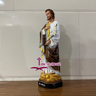 Tượng Thánh Giuse Thợ (Giuse Công Nhân) 40cm composite