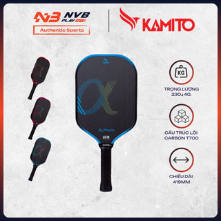 Vợt Pickleball Kamito Alpha 2 - Vợt Pickleball Lý Hoàng Nam - 14mm, 16mm - Hàng Chính Hãng