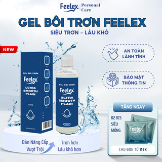  Gel bôi trơn Feelex Lubricant siêu trơn an toàn lành tính 250ml 