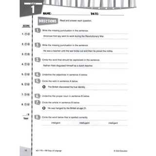 Sách - Combo Grade 5 - 180 days of... - 6q - Science, Language, Writing, Solving, Reading, Math
