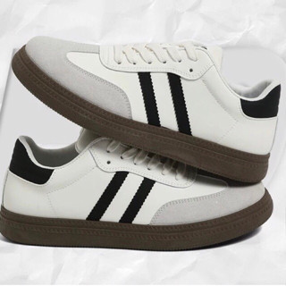 Giày Thể Thao Nam Nữ Phối Màu Trắng Đen Trẻ Trung  -Thiết Kế Thời Trang Mã 461101