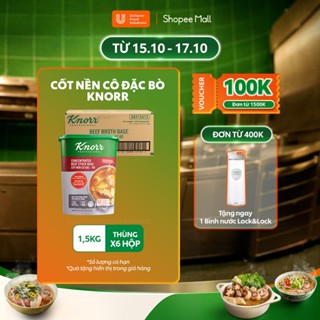 Thùng 6 Hộp Cốt Nền Cô Đặc Bò Knorr Professional 1.5kg - Chuyên Dùng Cho Nấu Ăn