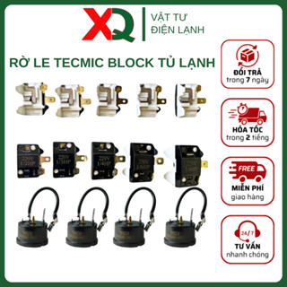 Rơ le Tecmic block tủ lạnh - Relay Tecmit bảo vệ máy nén