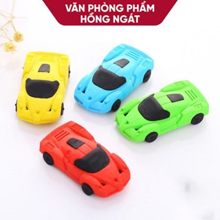  Tẩy bút chì hình ô tô đồ dùng học tập dễ thương gôm tẩy cute giá rẻ làm quà tặng học sinh T20 