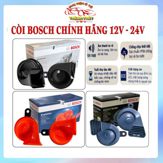Còi sên ô tô 12V và 24V BOSCH chính hãng cho xe hơi xe tải - Kèn sò 12V chống nước chính hãng BOSCH