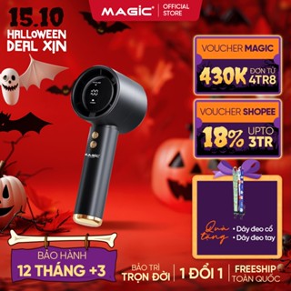 Quạt sạc cầm tay mini Magic A009, Pin thực tế 3000mAh, Sử dụng trong 9.5h, Bảo hành 12 tháng