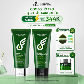 BỘ ĐÔI SẠCH SÂU SÁNG KHOẺ - Gel Rửa Mặt 120ml + Tẩy Tế Bào Chết Dạng Gel 120ml