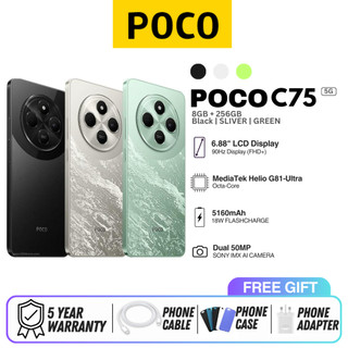  Điện Thoại XIAOMI POCO C75  8GB+256GB  | Màn hình 6,88" | Pin 5160mAh | Camera kép 50MP 