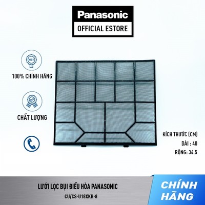 [SP Tách đơn] Lưới lọc bụi Điều hòa Panasonic CS-U18/U24XKH-8; CS-XU18/24ZKH-8; CS-XZ18/24XKH-8, mã ACXD00-03050
