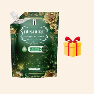  V170_  KÈM QUÀ  Nước giặt xả cao cấp hương nước hoa HUSHURE  Túi 4,2L  