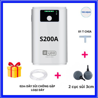 Máy Sủi Oxy Tích Điện Nhiều Dòng YEE Pin Bền Chạy Đến 70 Tiếng [Tặng Dây Và Đá Sủi]