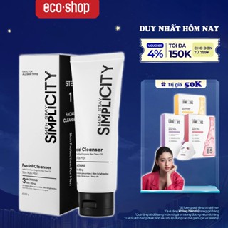 Sữa rửa mặt cho nam sạch dầu nhờn & ngừa mụn Men Stay Simplicity Facial Cleanser 100g