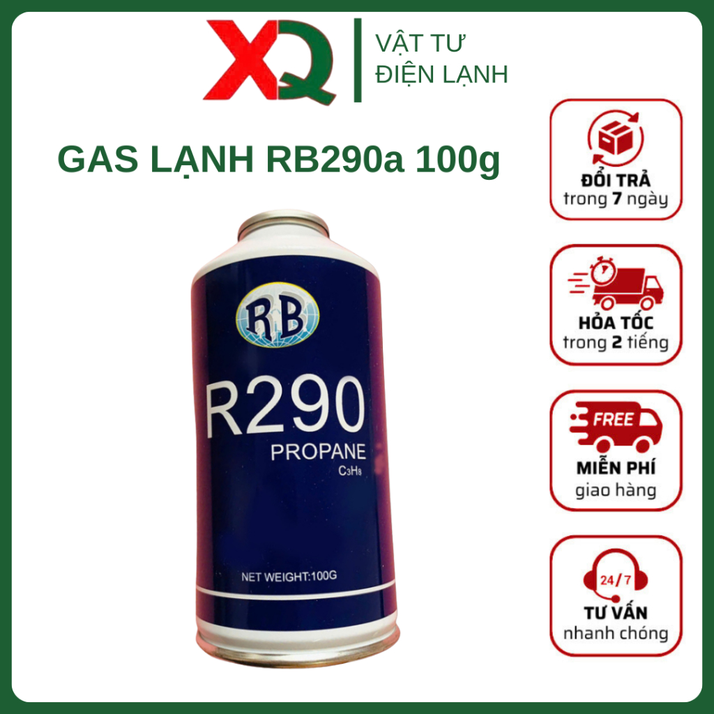 Ga lon RB290 (Lon 100G) – ga lon cho tủ lạnh dân dụng, an toàn dễ sử dụng
