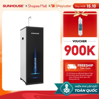 [MIỄN PHÍ LẮP ĐẶT] Máy lọc nước RO UltraPURE SUNHOUSE 10 LÕI SHA8815K - Màng lọc RO lọc sạch tinh khiết