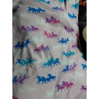 Vải thun coton 100& họa tiết (khúc lẻ )