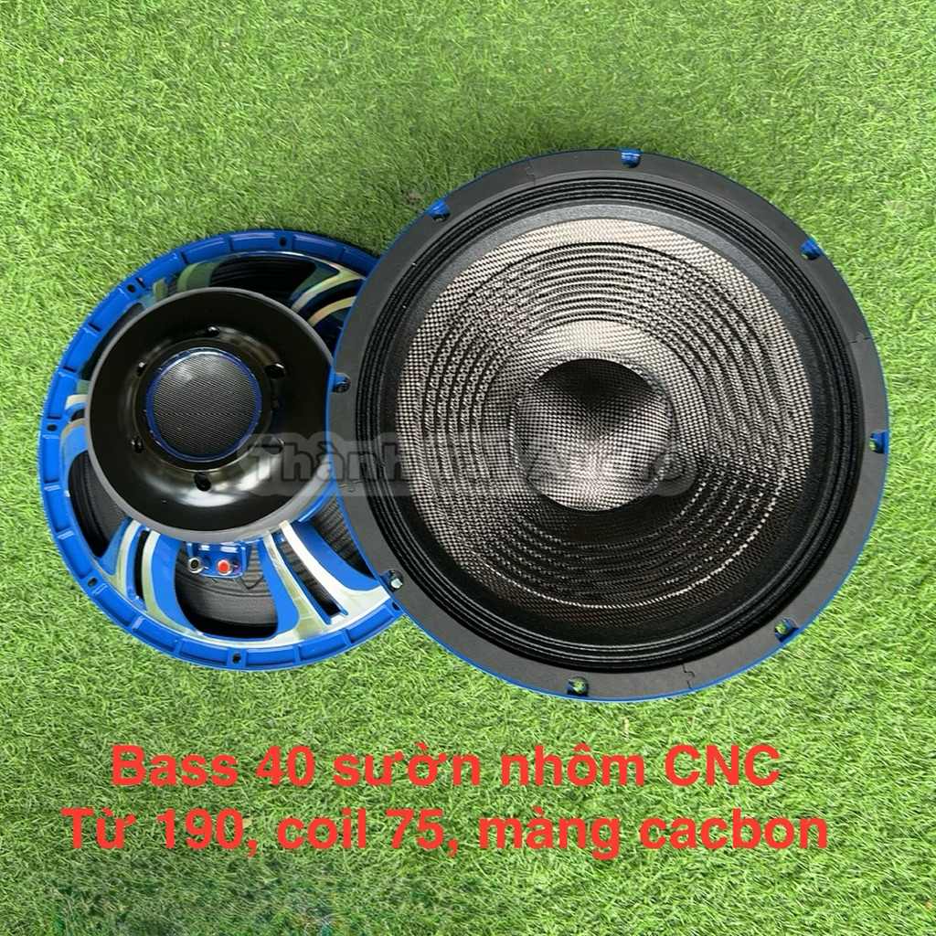 bass 40 màng cacbon, từ 190, coil 75, sườn CNC