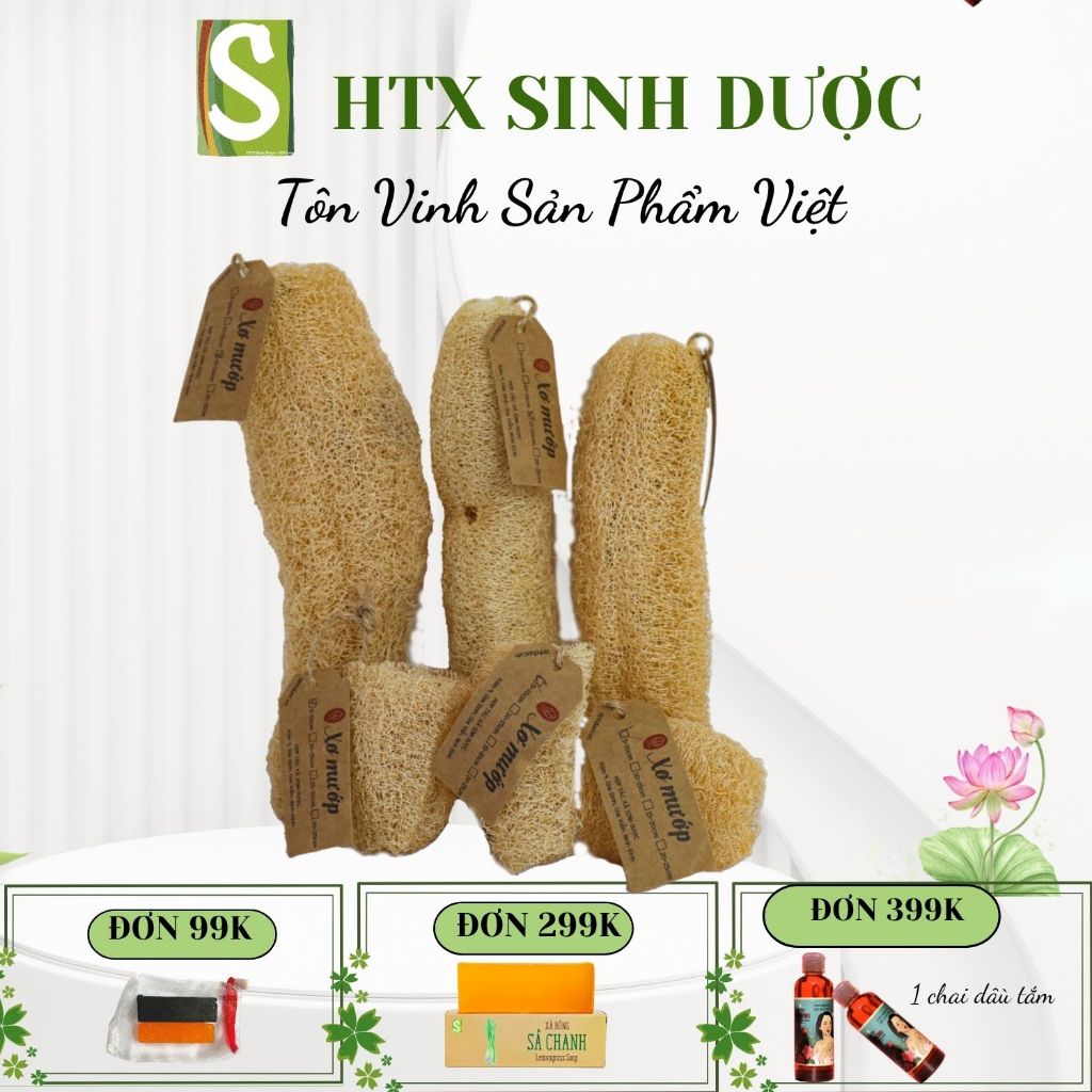 Xơ Mướp Khô Tự Nhiên Sinh Dược HTX Sinh Dược - SD22
