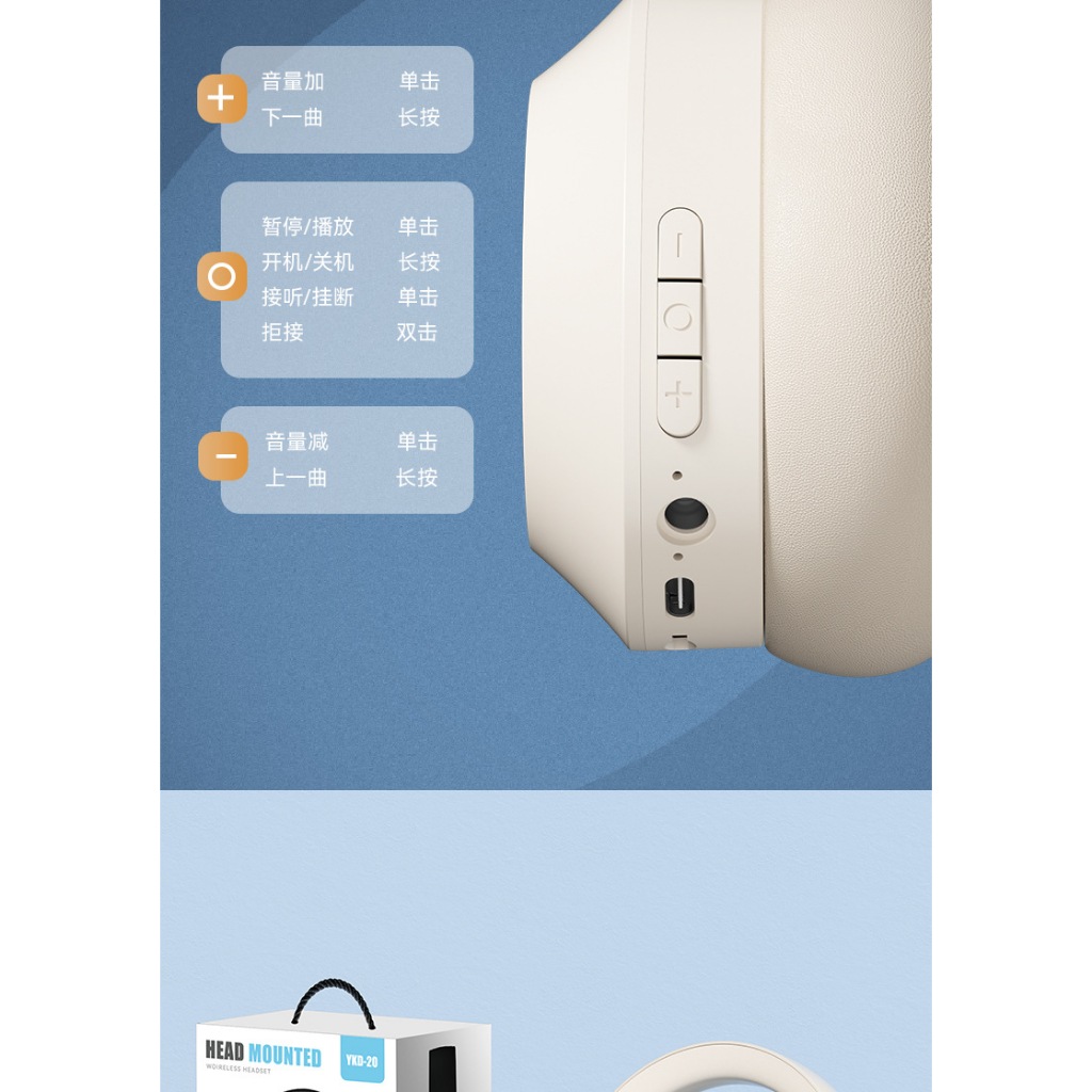 Tai Nghe Bluetooth Không Dây BT06C Phong Cách Mới 2024 Có Thể Gấp Gọn Kèm Mic Cả Khi cắm dây _ Phụ Kiện AZ | BigBuy360 - bigbuy360.vn