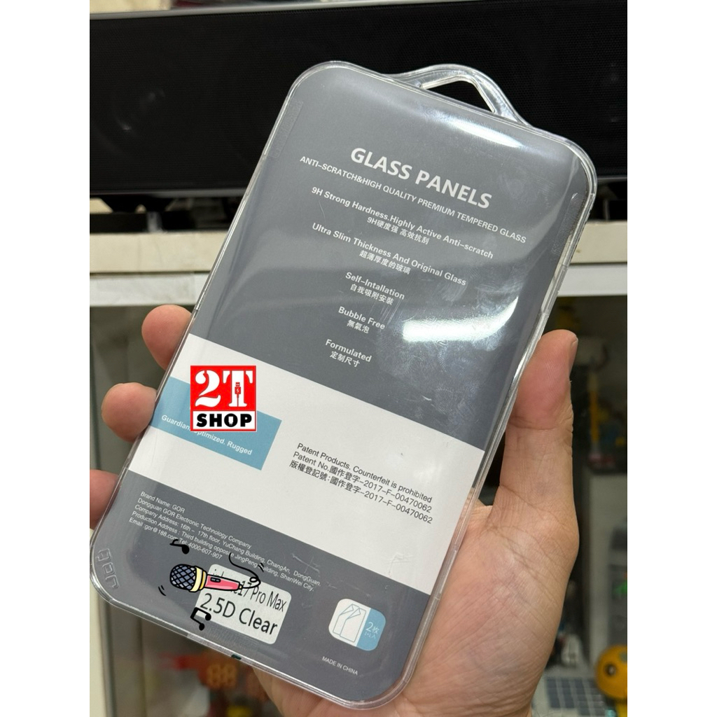 KÍNH CƯỜNG LỰC GOR I.PHONE 17 PROMAX/ 16 PROMAX/ 16 PRO FULL MÀN HÌNH (KÍNH TRONG)