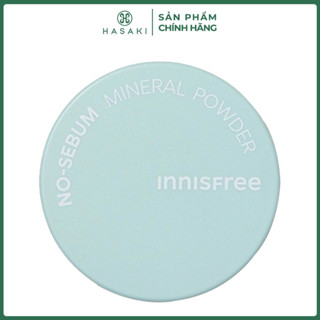  Phấn Phủ innisfree Kiềm Dầu Dạng Bột Khoáng 5g  Mới  No-Sebum Mineral Powder Hasaki Sản Phẩm Chính Hãng 