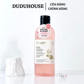  Nước Hoa Hồng sen Hậu Giang Cocoon Toner phục hồi cấp ẩm dịu da 500ml Duduhouse 