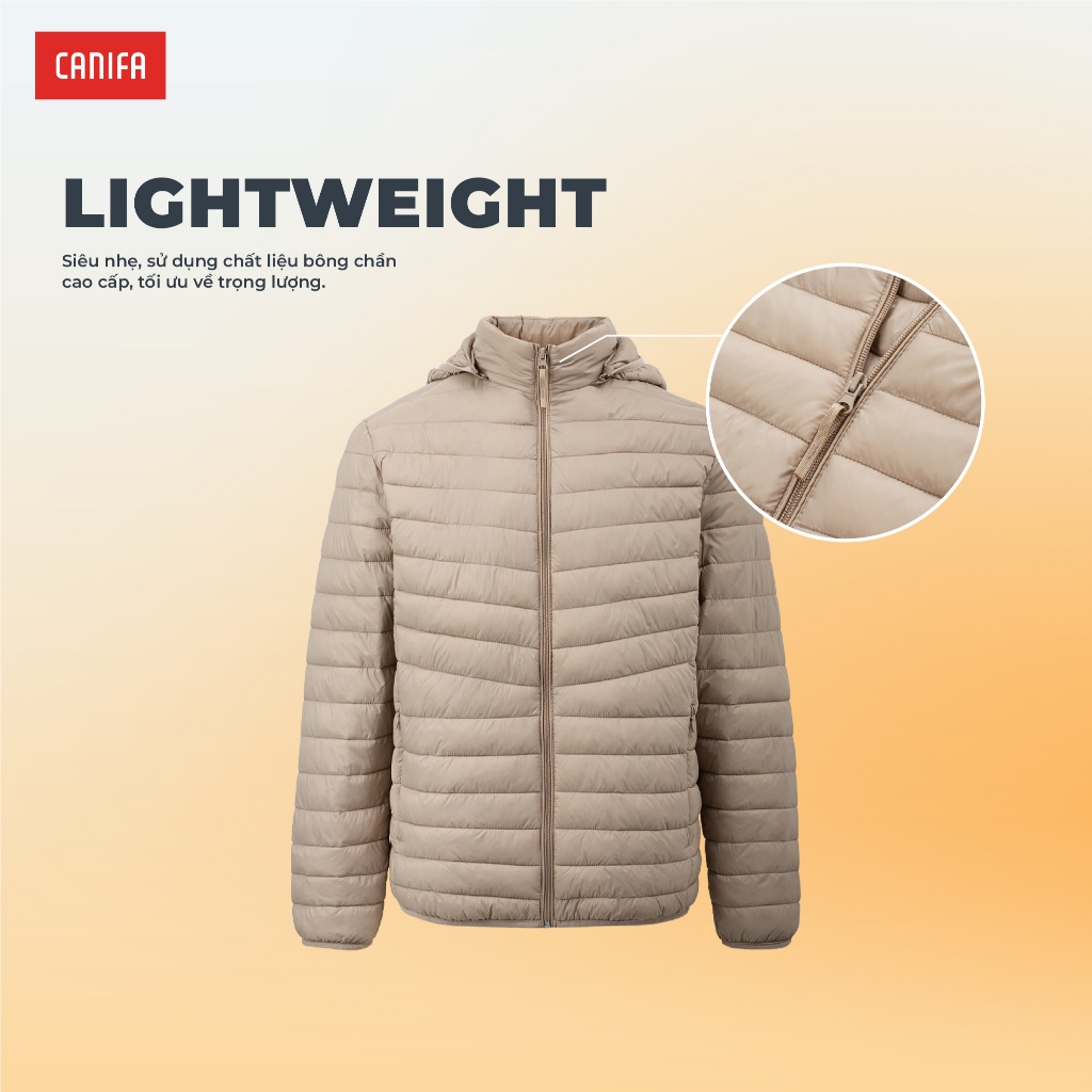 [Võ Hà Linh x CANIFA] Áo khoác chần bông nam CANIFA áo khoác mùa đông Ultra Air 3 lớp siêu ấm siêu nhẹ 8OT25W027 | BigBuy360 - bigbuy360.vn