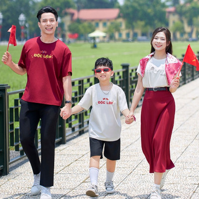 Áo Thun Việt Nam Độc Lập, Tự Do, Hạnh Phúc Cho Gia Đình Basic Cotton LAMER L81S25H082, O81S25H020 (Tặng hộp, sticker)