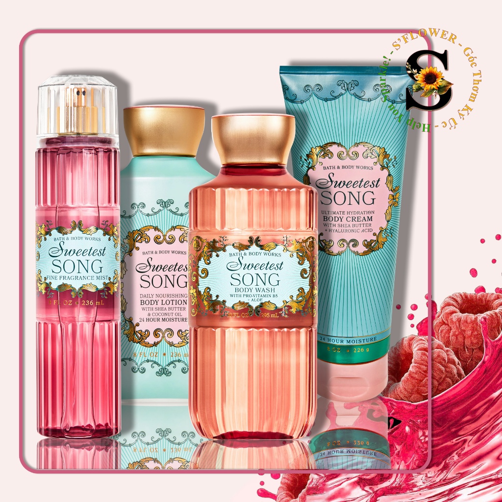 SWEETEST SONG | Sữa Dưỡng Thể Lưu Hương Toàn Thân Bath & Body Work Body Lotion | BigBuy360 - bigbuy360.vn