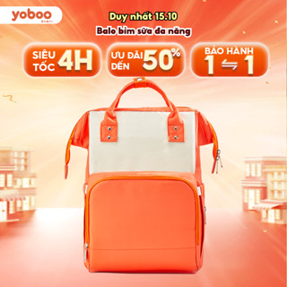 Balo bỉm sữa đa năng cho mẹ và bé Yoboo YB-0005 chống thấm nước sức chứa lớn 20L nhiều ngăn chứa đồ - Hàng chính hãng