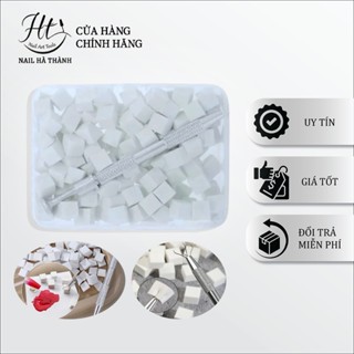  Set bông mút dặm Omber làm móng 100 chiếc tiện dụng 