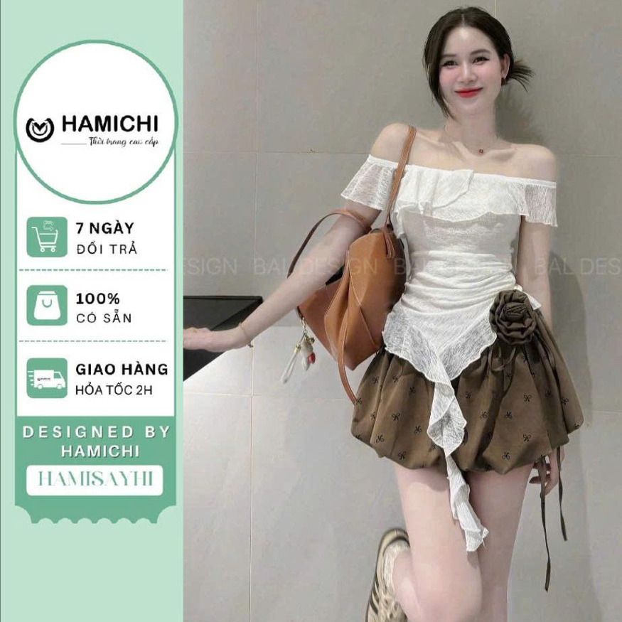 Set đồ nữ sang chảnh, set đồ nữ mùa hè Hamichi