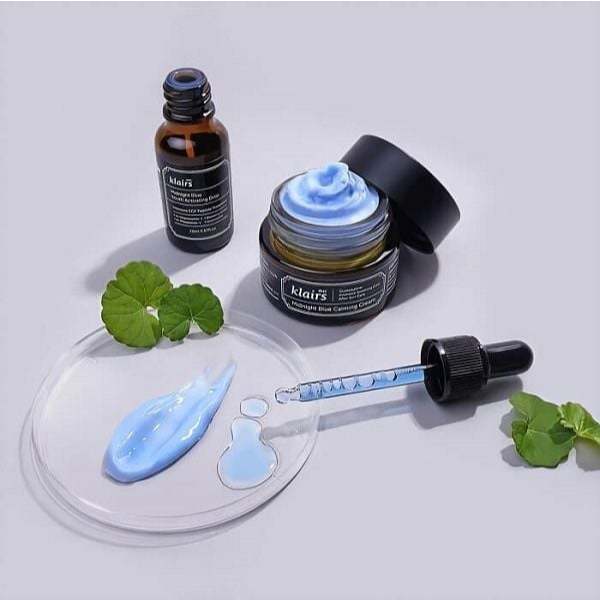 [TẶNG MASK KLAIRS ĐEN] COMBO SERUM VÀ KEM DƯỠNG KLAIRS MIDNIGHT BLUE